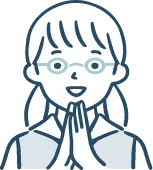 笑顔の女性のイラスト